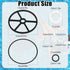 6Pcs Pool Filter Parts Spider Gasket Kit, SPX0710L O-Ring Pool Valve Gasket SP0714T SPX0714CA Pool Pump Replacement Seal Parts for Hayward Vari-Fl...