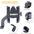 Motorcycle Phone Mount for Rearview Mirror, Metal Motorbike Phone Holder Smartphone Holder Mount 360° Rotation Adjustable, Universal for 6mm-10mm ...