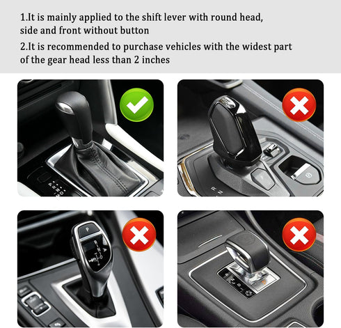 Car Gear Shift Cover,Boxing Shift Knob Cover for Decorate & Protect Car Interior Accessories,Shift Cover Fits Car Truck SUV with Manual/Automatic ...