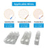 Inline Wire Connectors Nuts, Dicio Lever Wire Compact Connectors Electrical Inline Splicing Conductor Connector 4 Port 10 pcs Clear Butt Insulated...