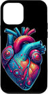 iPhone 12 mini Robot Heart Retro Robotics Engineer Artificial Intelligence Case...