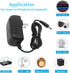 DC 12V 2A Power Adapter 24W 12 Volt 2 Amp AC Adapter 100-240V 50-60Hz AC to 12Volt DC 2A 1.5A 1A Power Supply 12v Transformer 4.6ft Cord with 5.5m...