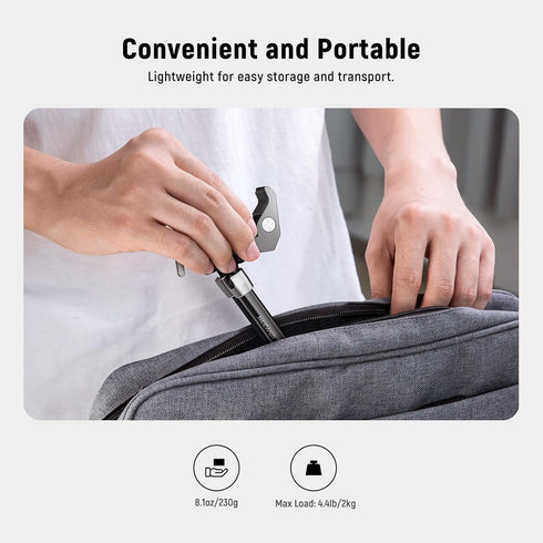 NEEWER 9.8"/25cm Adjustable Magic Arm with Super Clamp, 1/4" & 3/8" Threads, 1/4" Screws for Flash/LED Light/Microphone/Monitor, Compatible with S...