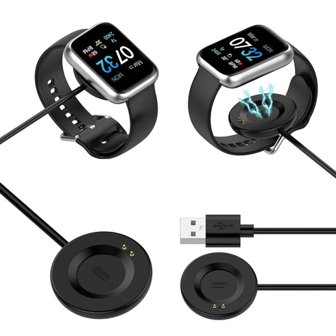 E ECSEM Charging Cable Compatible for iTouch Air 4/iTouch Air 3/iTouch Sport 4/iTouch Sport 3 Smartwatch, 2Pack Replacement USB Charging Charger C...