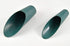 HOME-X Soil Scoops, Small Gardening Tools, Potting Scoopers, Bonsai Tool, Set of 2 Different Sizes – Green- 6 ½” x 2 ½ “ and 6 ¼ “ x 1 ¾ “...