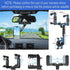 Rear View Mirror Phone Holder, 360°Rotatable and Retractable Rearview Mirror Phone Holder for Car, Upgraded Four Corners Anti-Shake Multifunctiona...