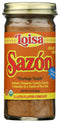 Loisa Sazón Seasoning, USDA Organic, Non-GMO, No-MSG, No Preservatives, No Artificial Coloring, No Artificial Flavors, 2.3oz, Pack of 1 (Sazon)...
