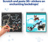Skillmatics Magical Scratch Art Book for Kids - Animals, Craft Kits & Supplies, DIY Activity & Stickers, Gifts for Toddlers, Girls & Boys Ages 3, ...