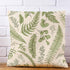 Throw Pillow Covers Green Leaf Floral in Vintage Style Leaves and Herbs Botanical Boxwood Seeded Eucalyptus Fern Maidenhair Pillow Case 18x18 Inch...