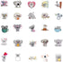 Koala Bear Stickers 50pcs - Cute Boy & Girl Stickers for Laptop, Water Bottle, Luggage, Snowboard, Bicycle, Skateboard - Waterproof Decals...