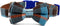 LYSA Dog Collar and Cat Collar,with Detachable Adjustable Bowtie,Gentlemanly style, British Style Plaid Bowtie-Quality PU Leather and Durable Poly...