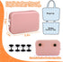 AIERSA Phone Holder for Bogg Bag Accessories, Silicone Insert Wallet for Bogg Bag Original All Models Rubber Beach Tote Bags Pink......