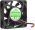 60mm by 60mm by 15mm 6015 12V DC 0.10A Ball Bearing Brushless Cooling Fan 2pin AV-F6015MB UL TUV...