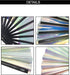 Frost Bite White Mint Fluid Iridescent Fan Festival Hand Fan, Rave Gear, Exclusive...