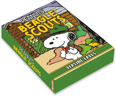AQUARIUS Snoopy Beagle Scouts Playing Cards – Snoopy Beagle Scouts Themed Deck of Cards for Your Favorite Card Games - Officially Licensed Peanuts...