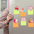 12 Pieces Valentine‘s Day Refrigerator Magnets Holidays Magnetic Stickers Love Heart Refrigerator Decorative Magnets Cupid Red Lips Locker Dishwas...