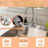 Silicone Kitchen Sink Splash Guard Faucet Mat (24" x 5.5"), 5° Slope Faucet Draining Mat, Faucet Handle Drip Catcher Tray Sink Drain Faucet Pad Be...