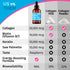Liquid Collagen Peptides for Women - Complex with Biotin Vitamin, Hydrolyzed Keratin Protein and Saw Palmetto - Comprehensive Formula for Hair, Sk...