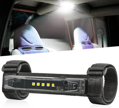 OFFROADTOWN UTV Interior Dome Light Universal Roll Bar Mount LED Light Utility Roll Cage Courtesy Overhead Light for UTV RZR Polaris ATV Can-Am Tr...
