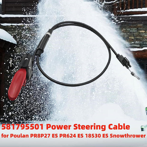 581795501 kit Power Steering Cable for AYP Poulan Craftsman Snowblowers...