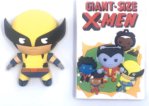 Monogram X-Men 3D Foam Magnet Two Piece Set Bundle - Wolverine 97 & Gaint-Size X-Men Comic Book Cover #1 Magnet - Magnets for Refrigerators and Lo...