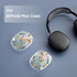 Cover for AirPods Max Headphones, Cute Soft TPU AirPods Max Case, Transparent Case for Apple AirPods Max, White Flower......