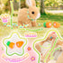 Tagitary Plush Toys Bunny Electronic Toy with Sounds,Wiggling Ears,Hopping,Twitching Mouth and Nose, Interactive Rabbit Toy for Kids with Leash,Ea...