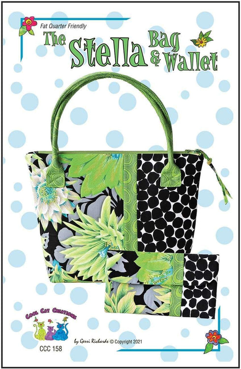 Cool Cat Creations The Stella Bag and Wallet Pattern, None...