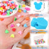 120 Pcs Mouse Head Beads for Jewelry Making, Cute Mouse Polymer Clay Beads Bulk with Box, 10mm Mouse Head Beads Loose Spacer Beads for DIY Crafts ...