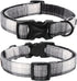 Lionet Paws Dog and Cat Collar with Bowtie Grid Dog Collar Plastic Buckle Light Adjustable Collars for Small Dogs Pets...