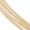 BENECREAT 18 Gauge French Bullion Wire 55.5 Feet Gold Spiral Copper Wire with Storage Box for Embroidery Beading and Clothes Decoration...