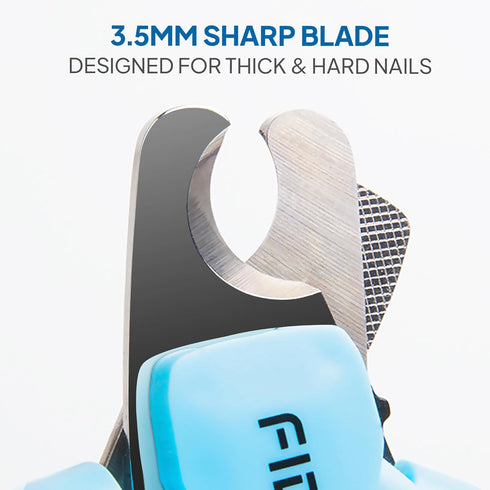 Fida Dog Nail Clippers with LED Light, Dog &Cat Nail Trimmer with Safety Guard & Nail File, Razor Sharp Blades, Pet Nail Trimmer/Clipper with Comf...