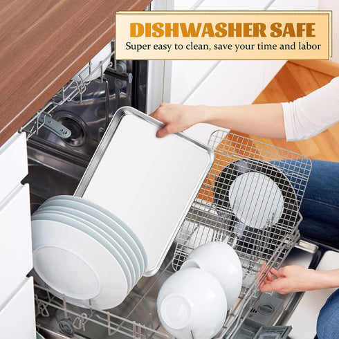 Small Baking Cooling Rack Set of 2, E-far Stainless Steel Toaster Oven Rack for Cooking Roasting Grilling Meat, 8.6” x 6.2” Metal Bakeable Wire Ra...