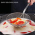 TSongHo Fat Skimmer Spoon Hot Pot Fine Mesh Food Strainer Spider Strainer for Grease Gravy Kitchen Cooking, Stainless Steel...