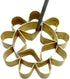 Dok Jok Brass Mold Thai Dessert Maker - Medium Rosette Lotus Flower Cookie Mold with Handle (3.14 Inch Diameter)...