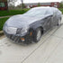Clear Plastic Disposable Universal Elastic Band Car Covers Rain Dust Garage Cover Waterproof Temporary Auto 12ft X 22ft...