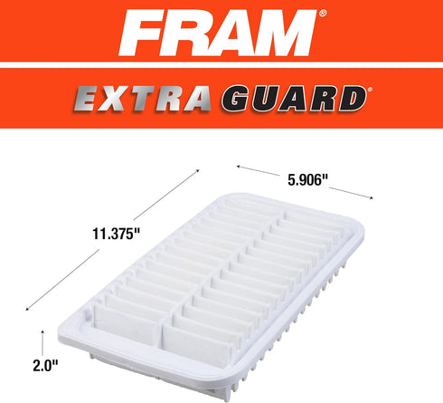 FRAM Extra Guard CA9482 Replacement Engine Air Filter for Select Toyota, Scion and Pontiac Models, Provides Up to 12 Months or 12,000 Miles Filter...