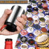 Premium Automatic Beer Bottle Opener (Stainless Steel), No Damage to Caps, Portable Push Down and Pop Off Magnetic Cap Catcher, QUICK Fun Bartende...