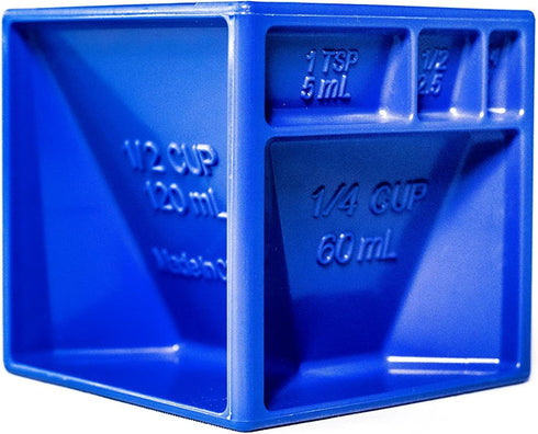 All-in-One Measuring Cube | Replaces 10 Cups and Spoons | Organizes Your Kitchen and Countertop | Great for Cooking and Baking | Easy-to-Clean, Di...