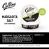 White Margarita Salt Rimmer for Cocktails, Glass Rimming Salt for Margarita, Bloody Mary, Manhattan Drinks, 6oz...