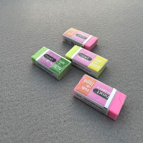Next Erasers, Pink Erasers,Pencil Erasers, Pack of 10 Erasers for Kids, Erasers Bulk for School Supplies, Art, and Office Use. Latex- Free Pencil ...