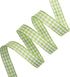 IDONGCAI Gingham Ribbon 3/8" x 50Yards Checkered Plaid Lace Ribbon for Crafts Gift Wrapping (Green)...
