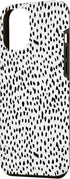 iPhone 12 Pro Max Dalmatian Animal Print Black And White Black White Case...