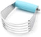 Spring Chef Dough Blender, Top Professional Pastry Cutter, Heavy Duty Baking Tool with Stainless Steel Blades, Medium Size, Aqua Sky...
