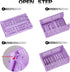 2-Pack Mini Foldable Plastic Baskets for Organizing and Storage, Collapsible Storage Crate for Home Kitchen Bedroom Bathroom Office (9.8x6.5x3.8, ...