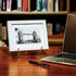 Tatuo 4 Packs Plate Stands for Display 6 Inch Plate Holder Display Stand, Iron Easel Picture Frame Holder, Decorative Photo Holder Stand for Home ...
