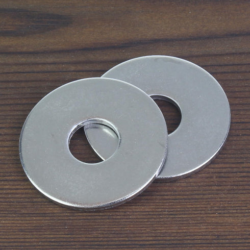 35 Pieces 3/8" Stainless Flat Washers, 1-1/4" Outside Diameter, 0.078" Thickness, 18-8 (304) Stainless Steel Washers, Metal Washers, Flat Washers ...