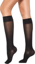Healthweir Sheer Graduated Compression Knee High Stockings for Women 15–20 mmHg – Made in Italy Support Socks, Closed Toe, Nurses, Travel, Varicos...