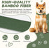 Olive Green Dog Collar and Leash Set for Medium Dogs,90% Rayon Derived from Bamboo, 10% Polyester Adjustable Dog Leash Collar Set, Medium Dog Coll...