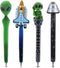 Space Collection Novelty Pen - Kids and Adults Office Supplies Ballpoint Pen, Space Shuttle, Alien, Alien Dj, Space Craft Writing Pen for School a...